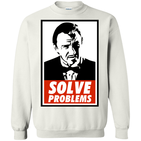 Sweatshirts White / Small Solve problems Crewneck Sweatshirt
