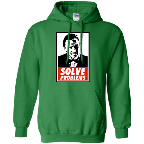 Sweatshirts Irish Green / Small Solve problems Pullover Hoodie