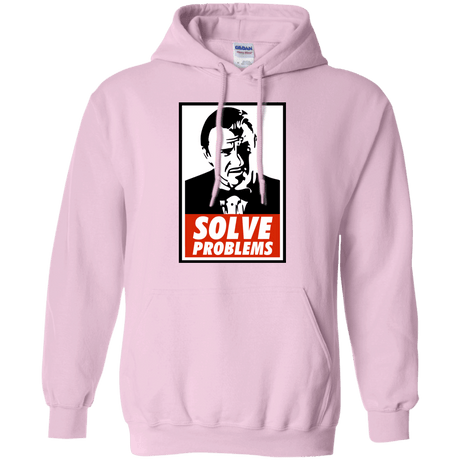 Sweatshirts Light Pink / Small Solve problems Pullover Hoodie