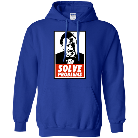 Sweatshirts Royal / Small Solve problems Pullover Hoodie