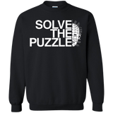 Sweatshirts Black / Small Solve The Puzzle V2 Crewneck Sweatshirt