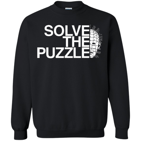 Sweatshirts Black / Small Solve The Puzzle V2 Crewneck Sweatshirt