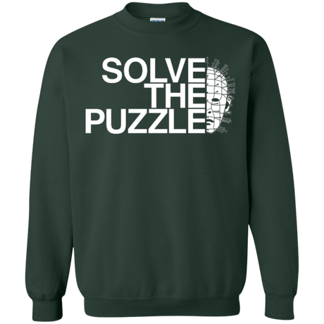 Sweatshirts Forest Green / Small Solve The Puzzle V2 Crewneck Sweatshirt