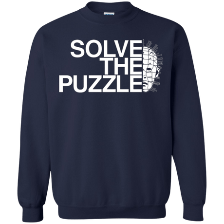 Sweatshirts Navy / Small Solve The Puzzle V2 Crewneck Sweatshirt