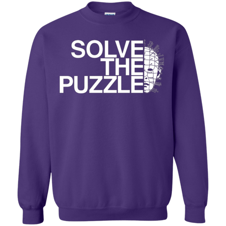 Sweatshirts Purple / Small Solve The Puzzle V2 Crewneck Sweatshirt
