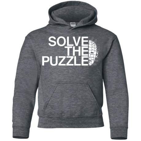 Sweatshirts Dark Heather / YS Solve The Puzzle V2 Youth Hoodie