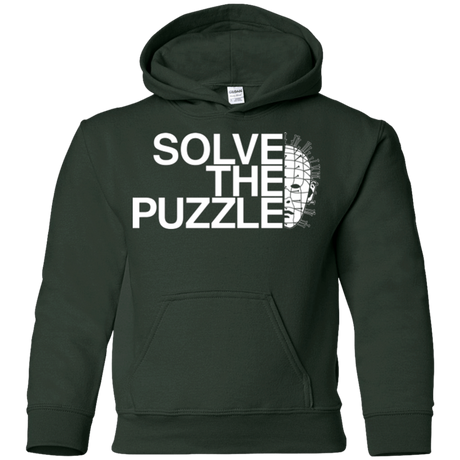 Sweatshirts Forest Green / YS Solve The Puzzle V2 Youth Hoodie