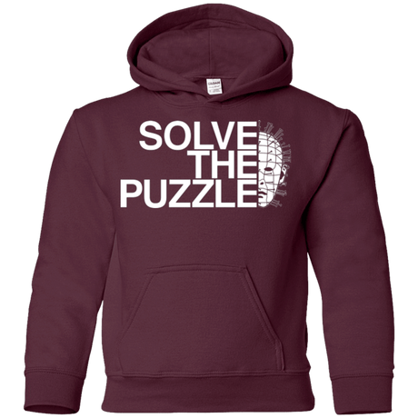 Sweatshirts Maroon / YS Solve The Puzzle V2 Youth Hoodie