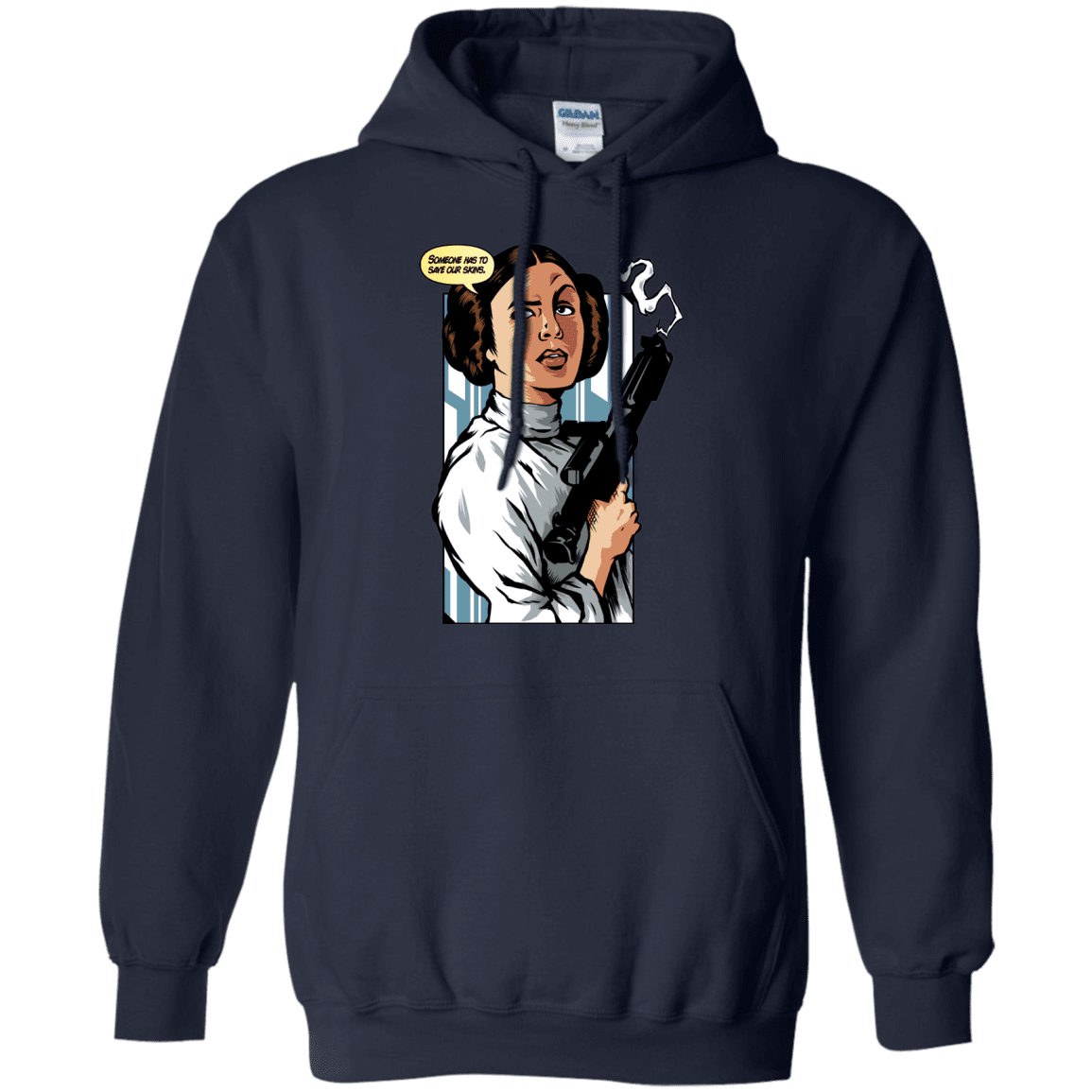 Sweatshirts Navy / Small Someone has to save our skins Pullover Hoodie