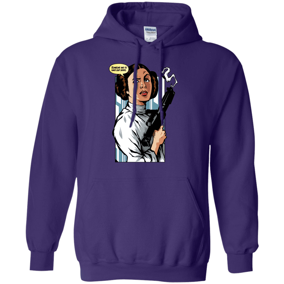 Sweatshirts Purple / Small Someone has to save our skins Pullover Hoodie
