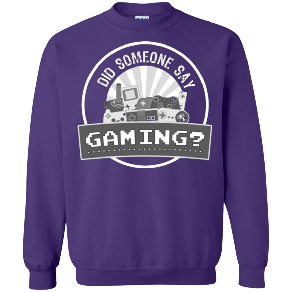 Sweatshirts Purple / Small Someone Say Gaming Crewneck Sweatshirt