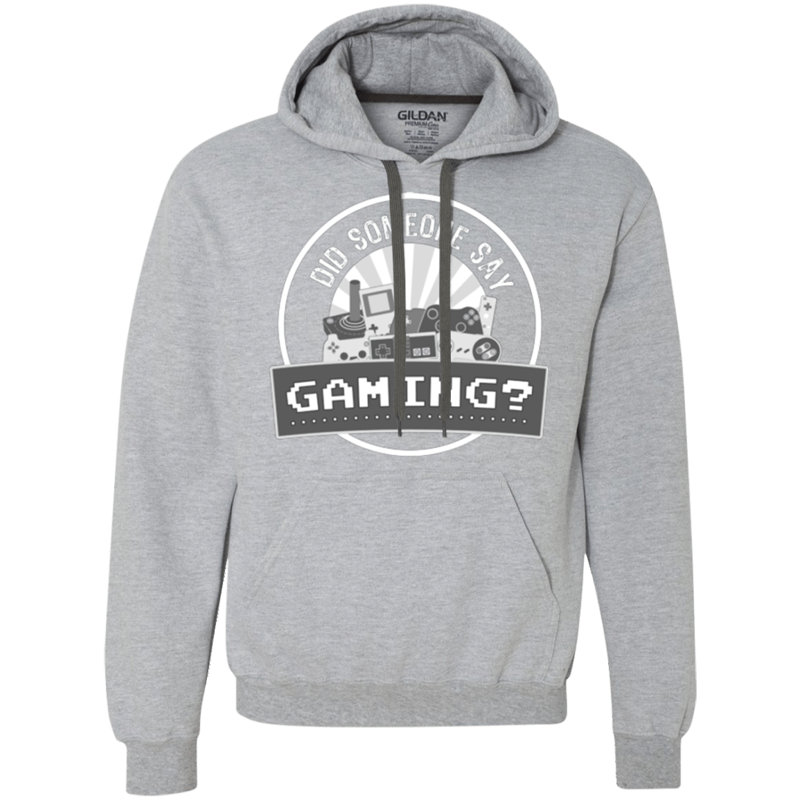 Sweatshirts Sport Grey / Small Someone Say Gaming Premium Fleece Hoodie