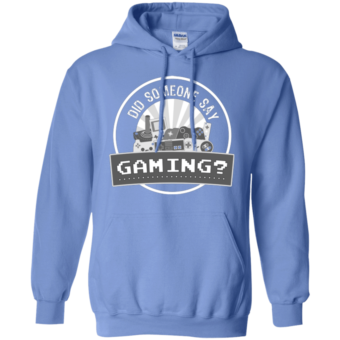 Sweatshirts Carolina Blue / Small Someone Say Gaming Pullover Hoodie
