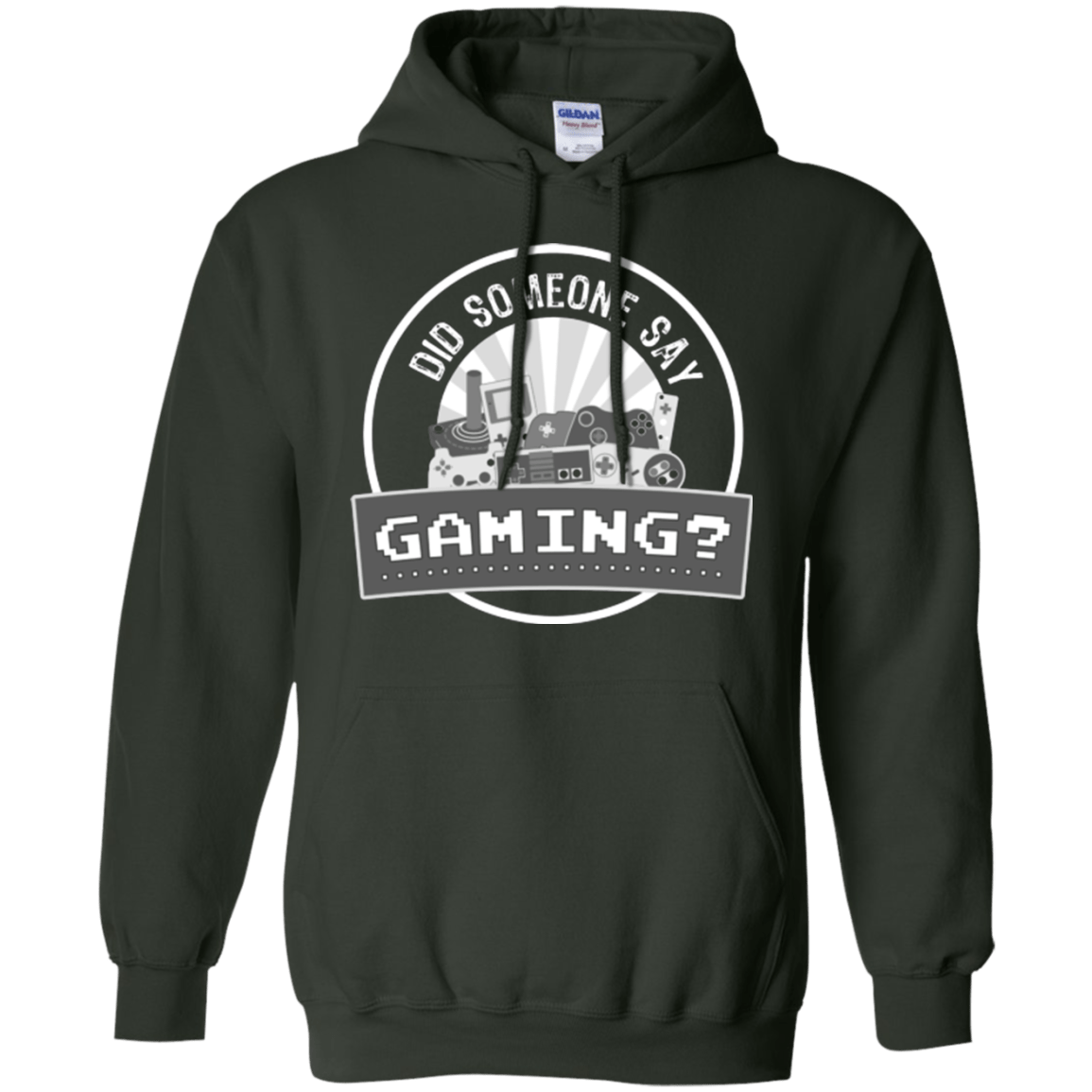 Sweatshirts Forest Green / Small Someone Say Gaming Pullover Hoodie