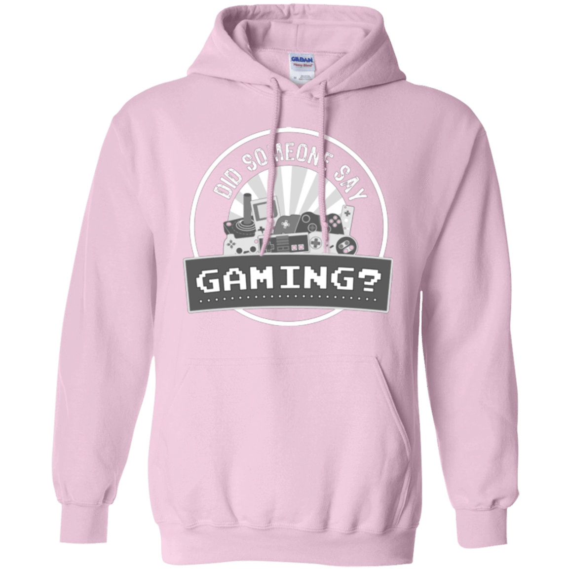 Sweatshirts Light Pink / Small Someone Say Gaming Pullover Hoodie