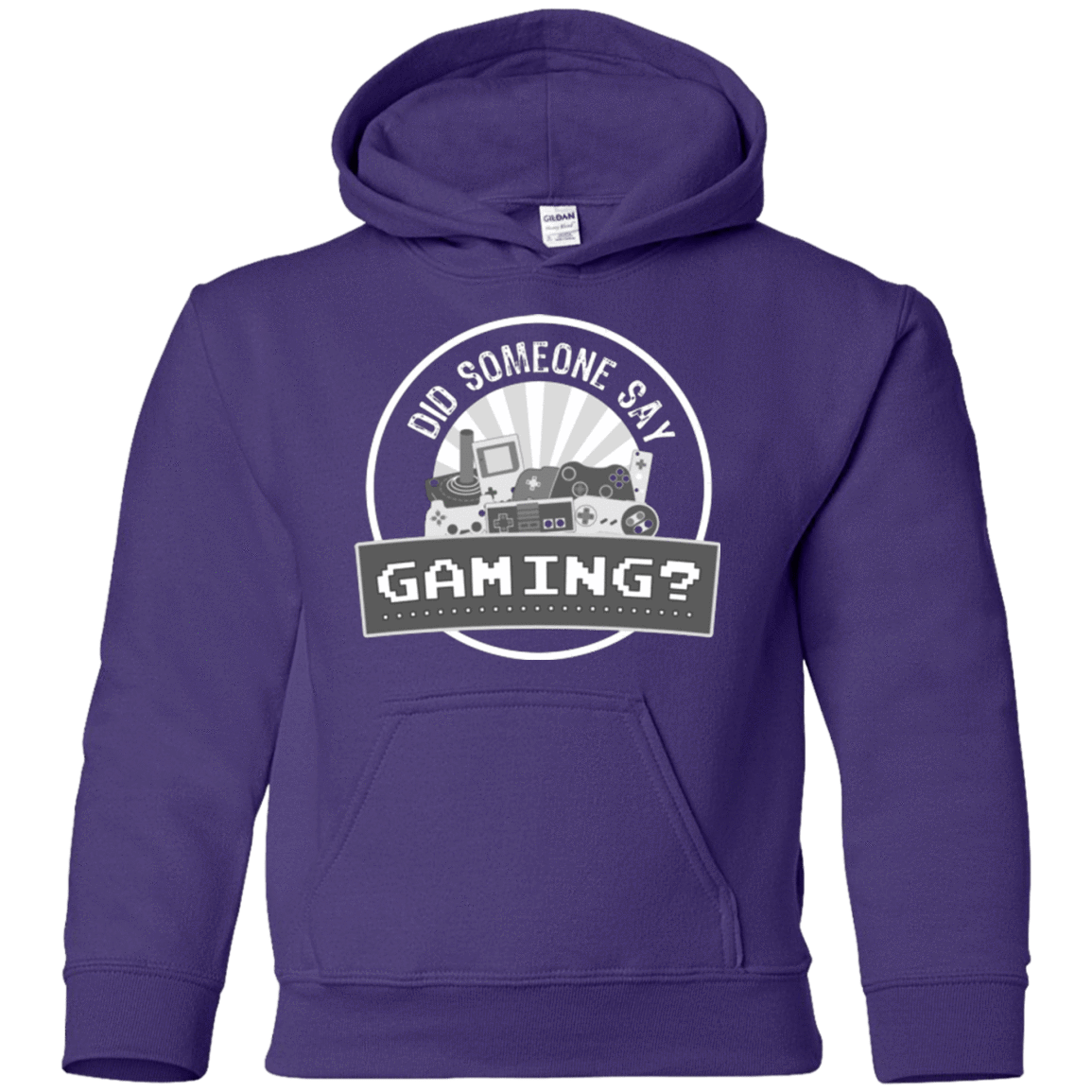 Sweatshirts Purple / YS Someone Say Gaming Youth Hoodie