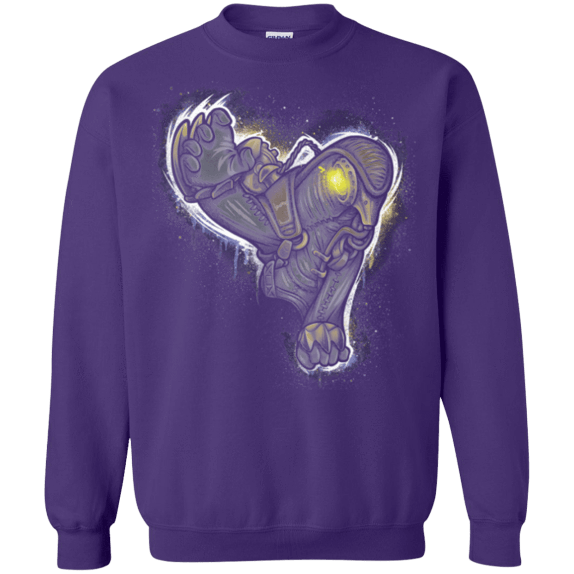 Sweatshirts Purple / Small Songbird portrait Crewneck Sweatshirt