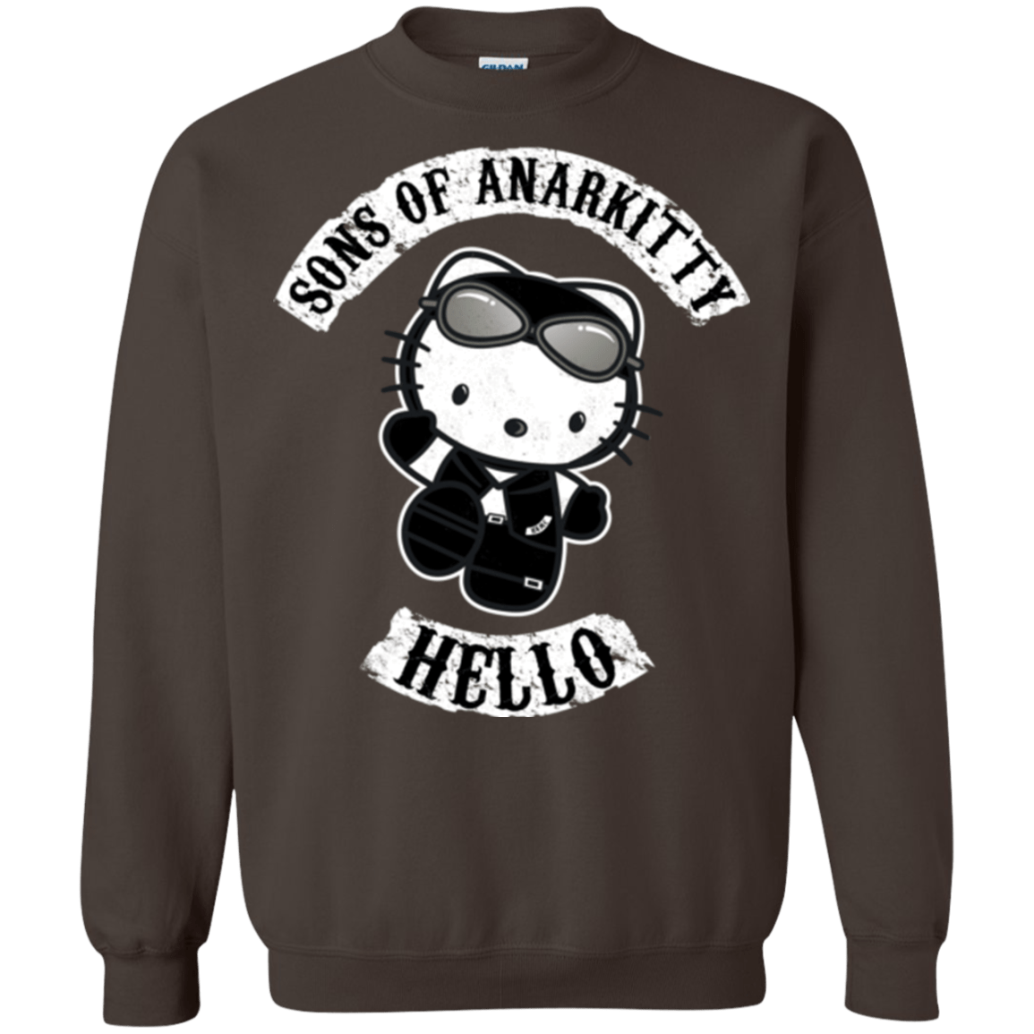 Sweatshirts Dark Chocolate / Small Sons of Anarkitty Crewneck Sweatshirt