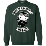Sweatshirts Forest Green / Small Sons of Anarkitty Crewneck Sweatshirt
