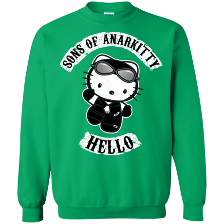 Sweatshirts Irish Green / Small Sons of Anarkitty Crewneck Sweatshirt