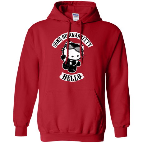 Sweatshirts Red / Small Sons of Anarkitty Pullover Hoodie