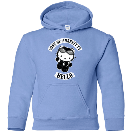 Sweatshirts Carolina Blue / YS Sons of Anarkitty Youth Hoodie