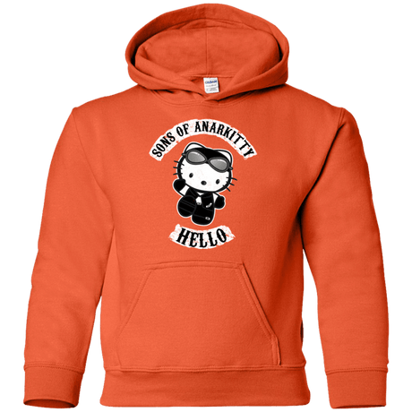 Sweatshirts Orange / YS Sons of Anarkitty Youth Hoodie