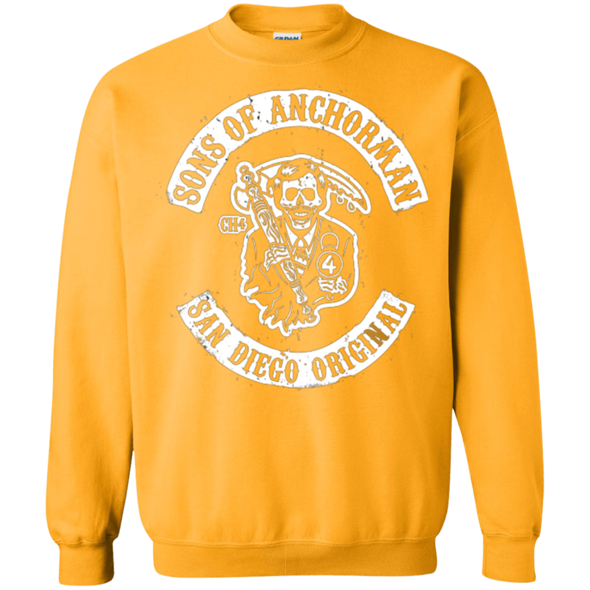 Sweatshirts Gold / Small Sons of Anchorman Crewneck Sweatshirt