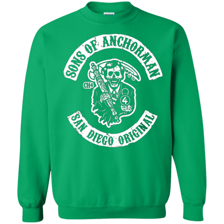 Sweatshirts Irish Green / Small Sons of Anchorman Crewneck Sweatshirt