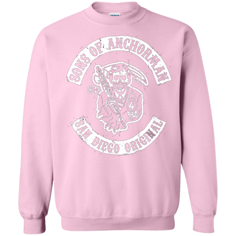 Sweatshirts Light Pink / Small Sons of Anchorman Crewneck Sweatshirt