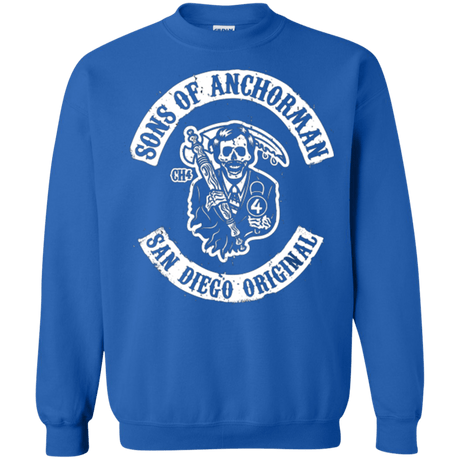 Sweatshirts Royal / Small Sons of Anchorman Crewneck Sweatshirt