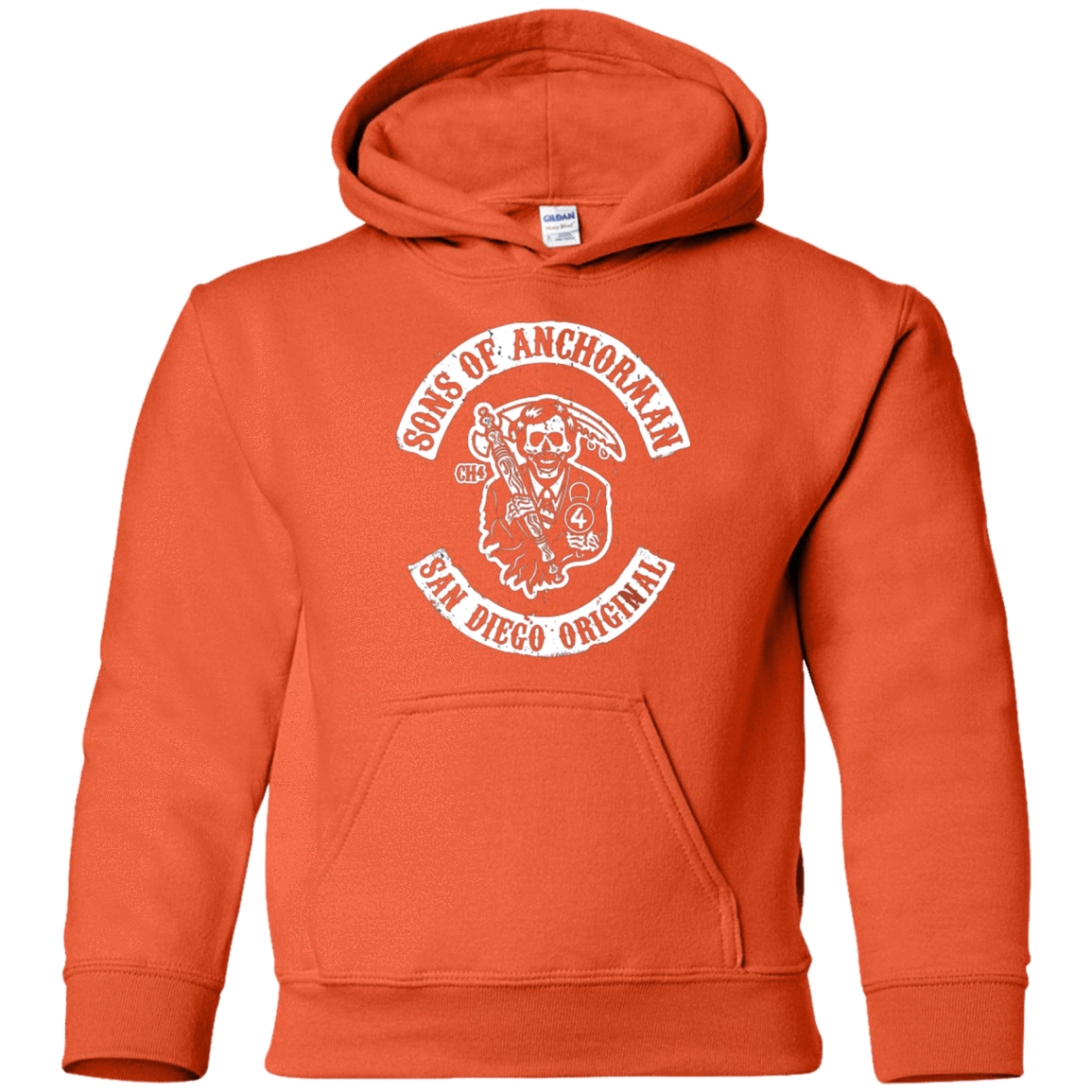 Sweatshirts Orange / YS Sons of Anchorman Youth Hoodie
