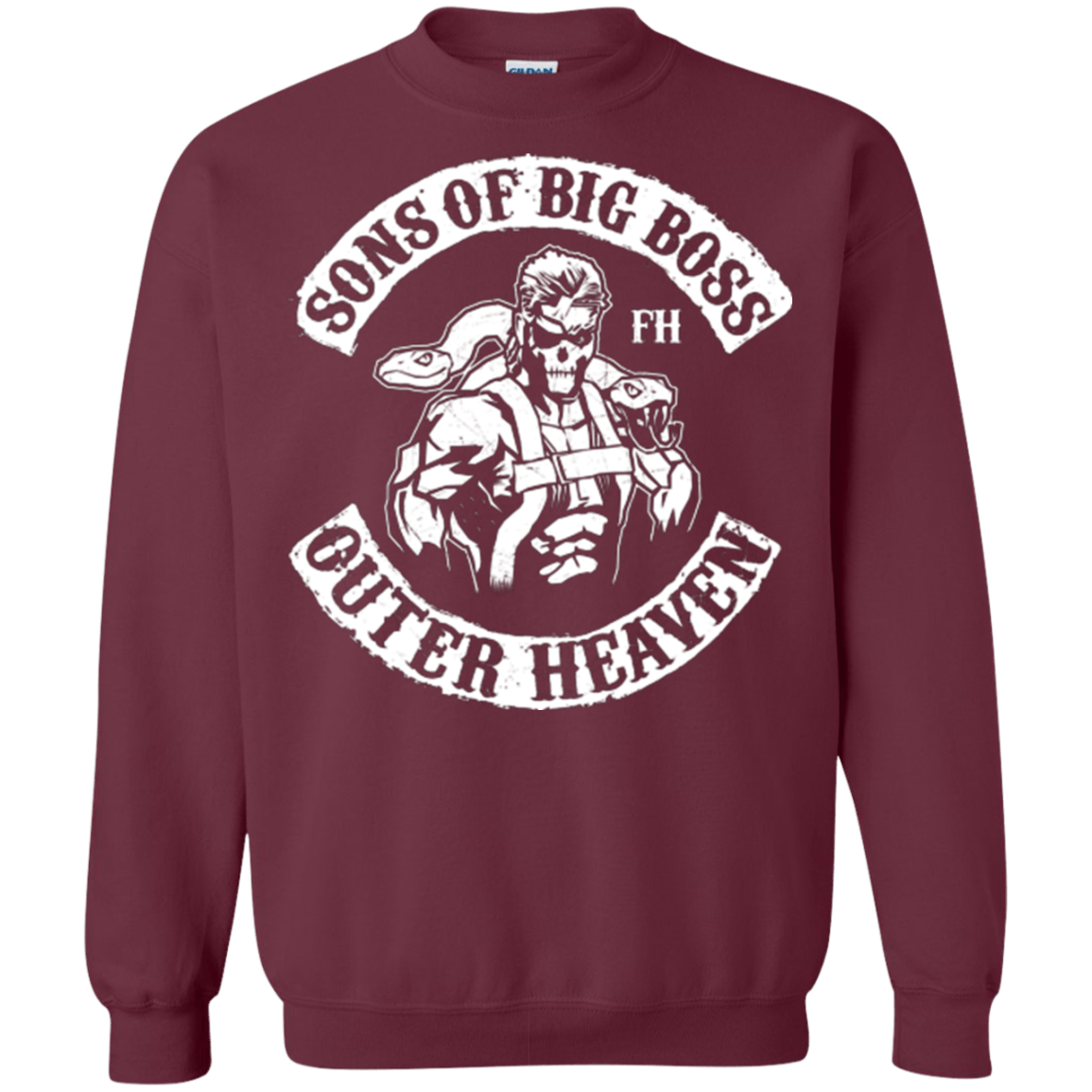 Sweatshirts Maroon / Small SONS OF BIG BOSS Crewneck Sweatshirt