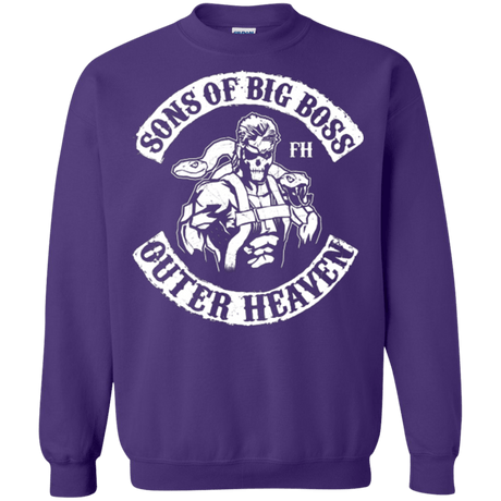 Sweatshirts Purple / Small SONS OF BIG BOSS Crewneck Sweatshirt