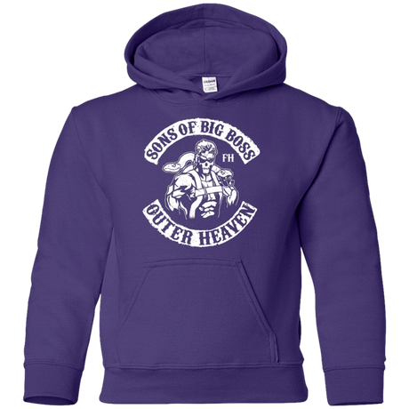 Sweatshirts Purple / YS SONS OF BIG BOSS Youth Hoodie