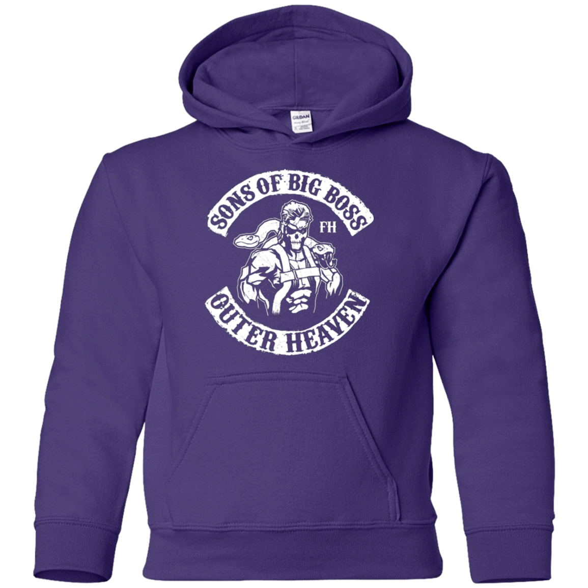 Sweatshirts Purple / YS SONS OF BIG BOSS Youth Hoodie