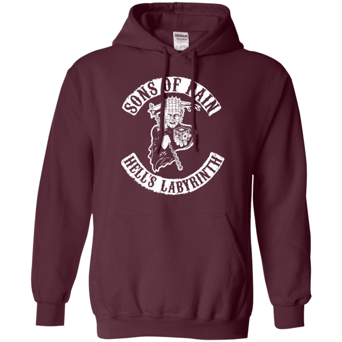 Sweatshirts Maroon / S Sons of Pain Pullover Hoodie