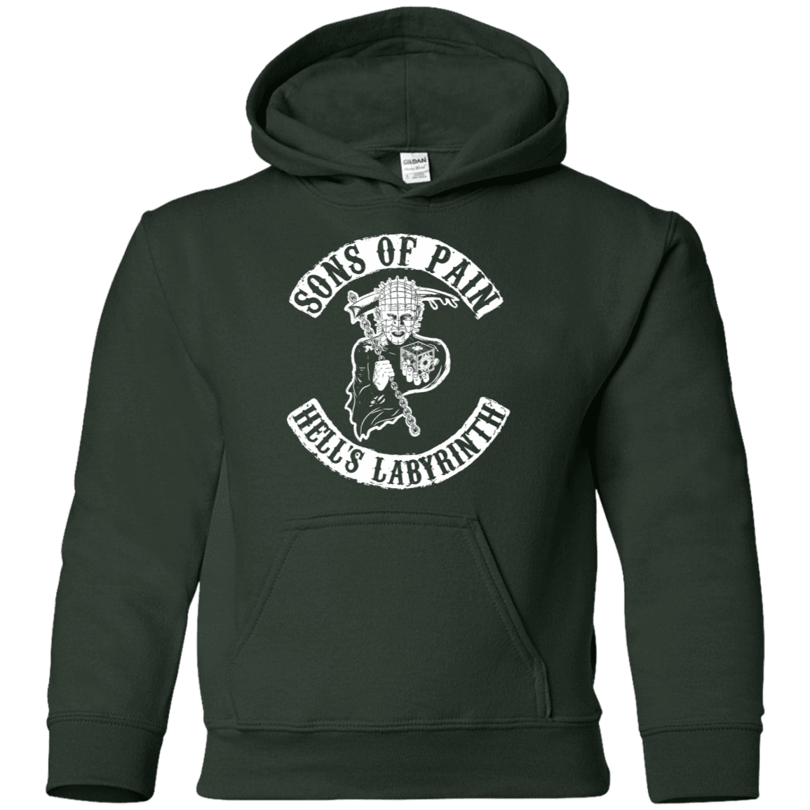 Sweatshirts Forest Green / YS Sons of Pain Youth Hoodie