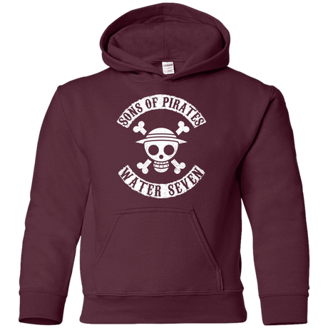 Sweatshirts Maroon / YS Sons of Pirates Youth Hoodie