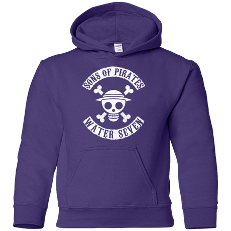 Sweatshirts Purple / YS Sons of Pirates Youth Hoodie