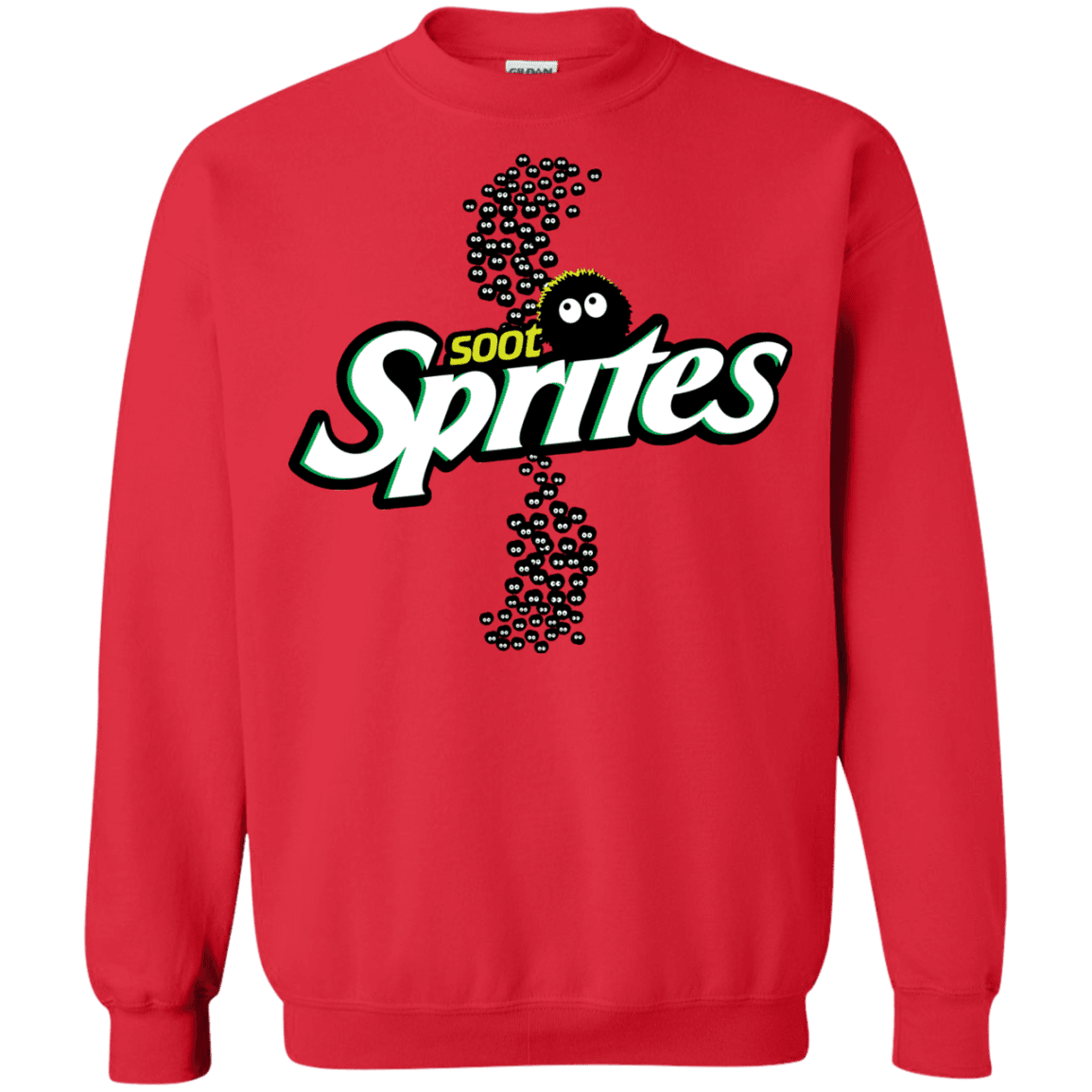 Sweatshirts Red / S Soot Sprites Crewneck Sweatshirt
