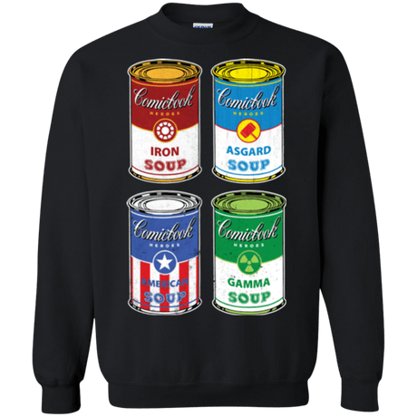Sweatshirts Black / Small Soup Assemble Crewneck Sweatshirt