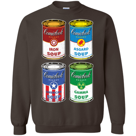 Sweatshirts Dark Chocolate / Small Soup Assemble Crewneck Sweatshirt