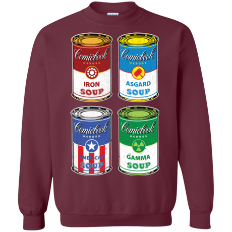Sweatshirts Maroon / Small Soup Assemble Crewneck Sweatshirt