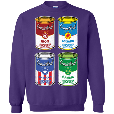 Sweatshirts Purple / Small Soup Assemble Crewneck Sweatshirt