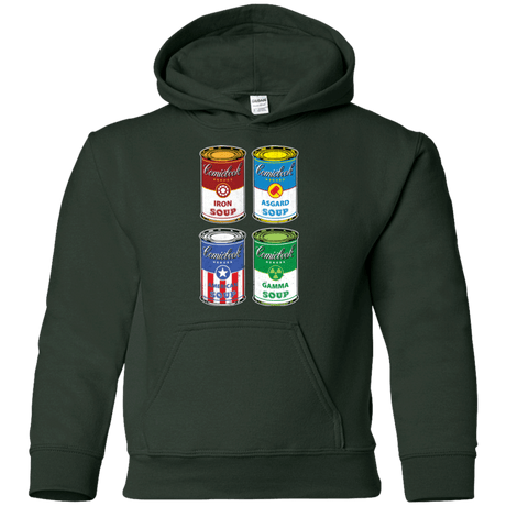Sweatshirts Forest Green / YS Soup Assemble Youth Hoodie