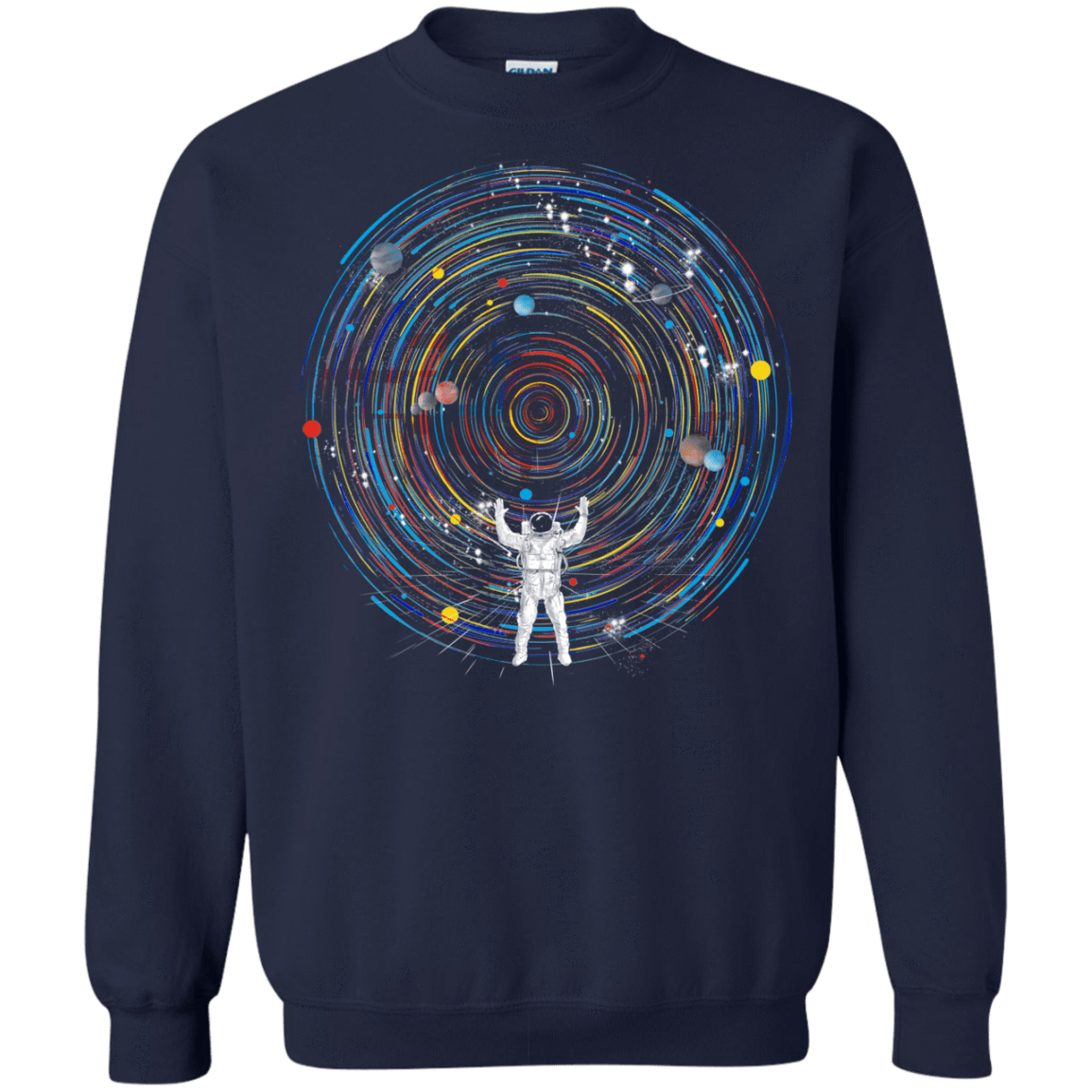 Sweatshirts Navy / S Space DJ Crewneck Sweatshirt