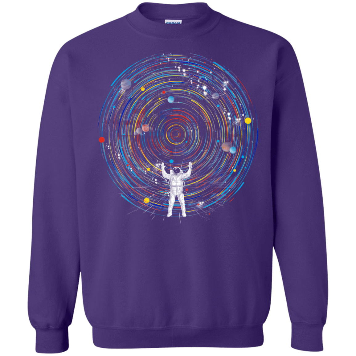 Sweatshirts Purple / S Space DJ Crewneck Sweatshirt