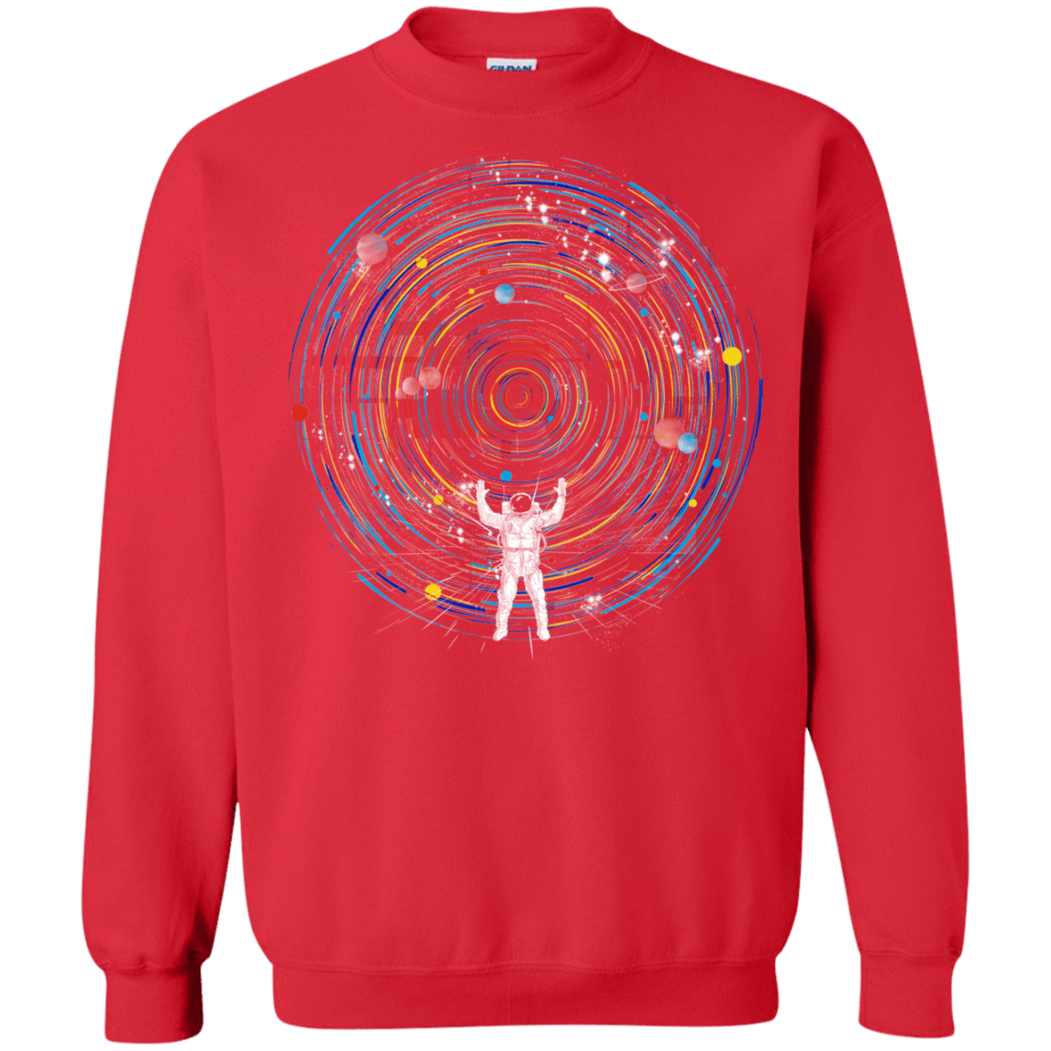 Sweatshirts Red / S Space DJ Crewneck Sweatshirt