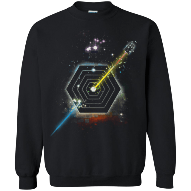 Sweatshirts Black / Small Space Fragmentation Travel Crewneck Sweatshirt